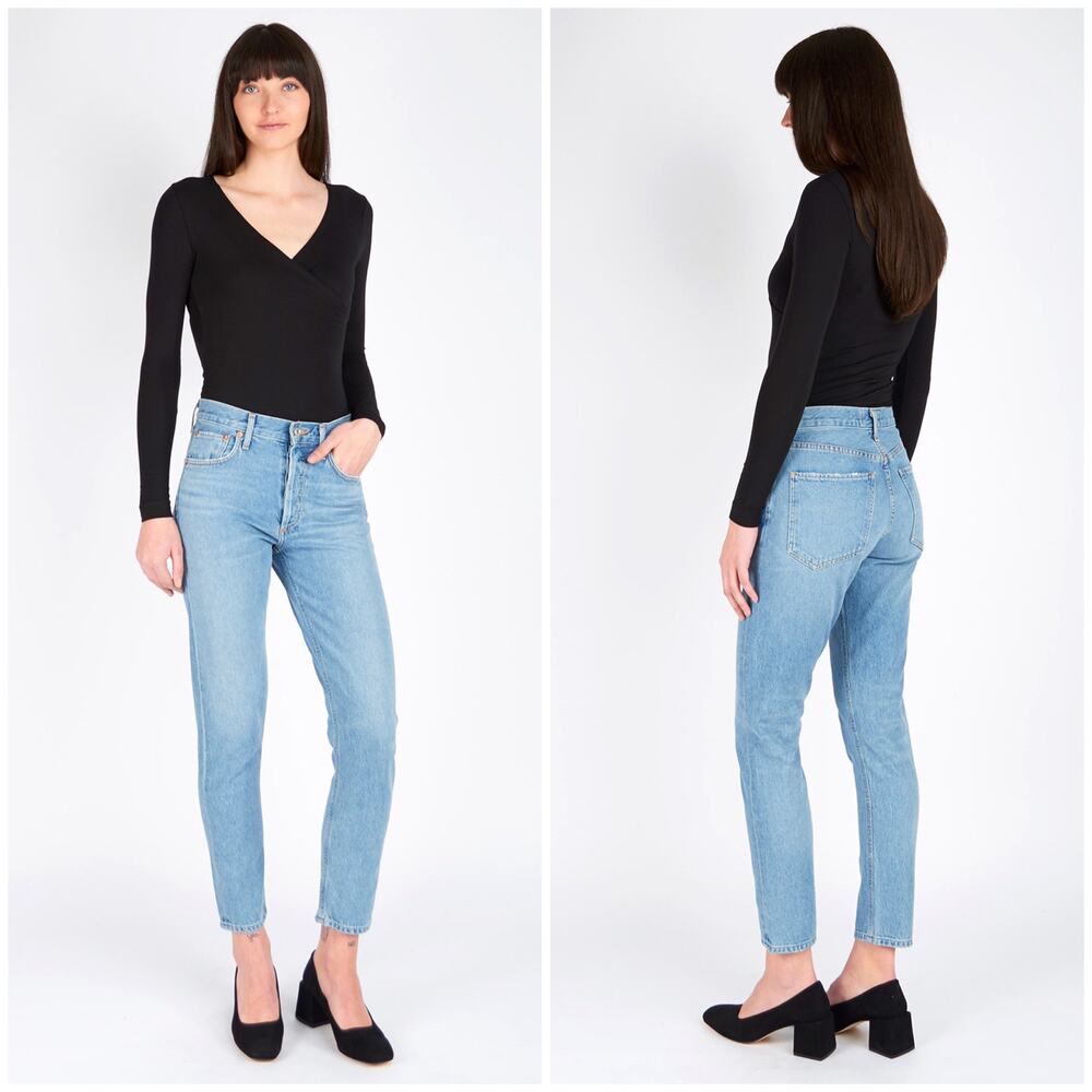 AGOLDE Jamie High Rise Classic Jean Brooklyn Wash